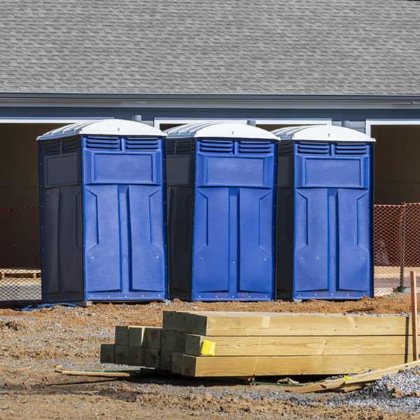 is there a specific order in which to place multiple portable toilets in Norwood Colorado